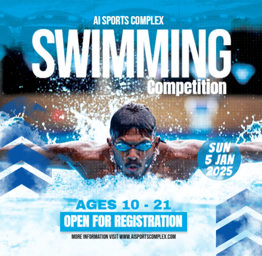 swimming competition poster image
